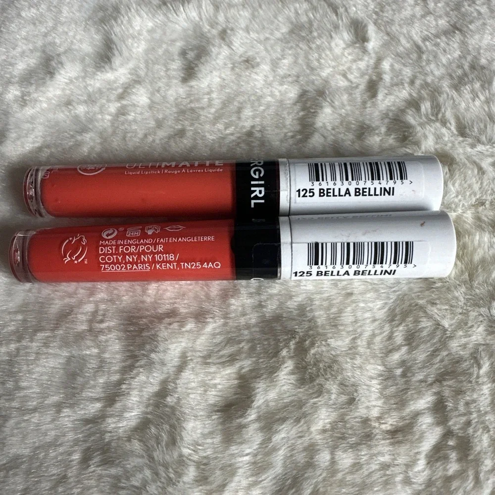 2 CoverGirl Outlast Ultimatte Liquid Lipstick #125‎ BELLA BELLINI